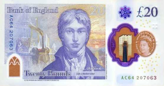 Counterfeit 20 Pound Sterling Banknotes